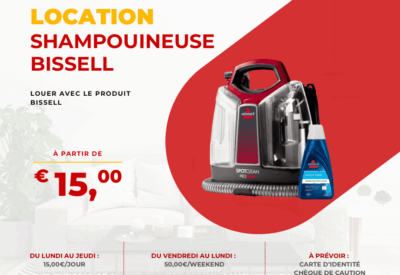 Location Shampouineuse Bissell à Le Mans